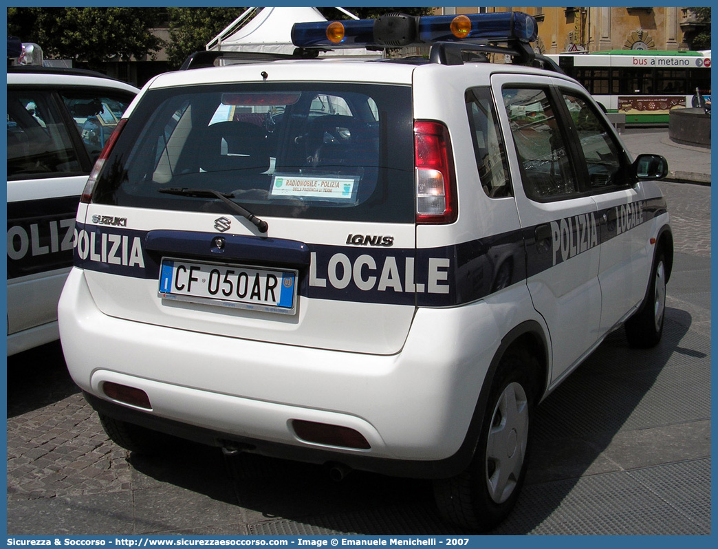 -
Polizia Locale
Provincia di Terni
Suzuki Ignis 4x4 I serie
Parole chiave: Polizia;Locale;Provinciale;Terni;Suzuki;Ignis