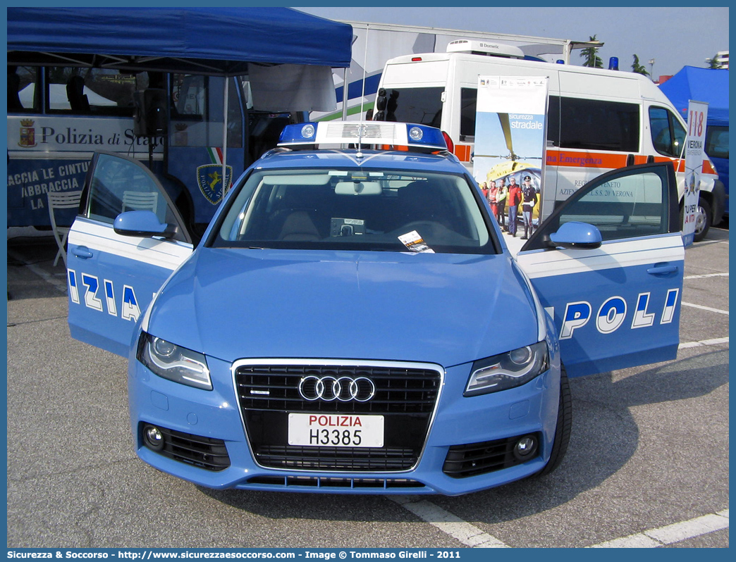 Polizia H3385
Polizia di Stato
Polizia Stradale
Autostrada del Brennero S.p.A.
Audi A4 Avant IV serie
Parole chiave: PS;P.S.;Polizia;di;Stato;Stradale;Autostrada;del;Brennero;Brenneroautobahn;Audi;A4;A 4;Avant