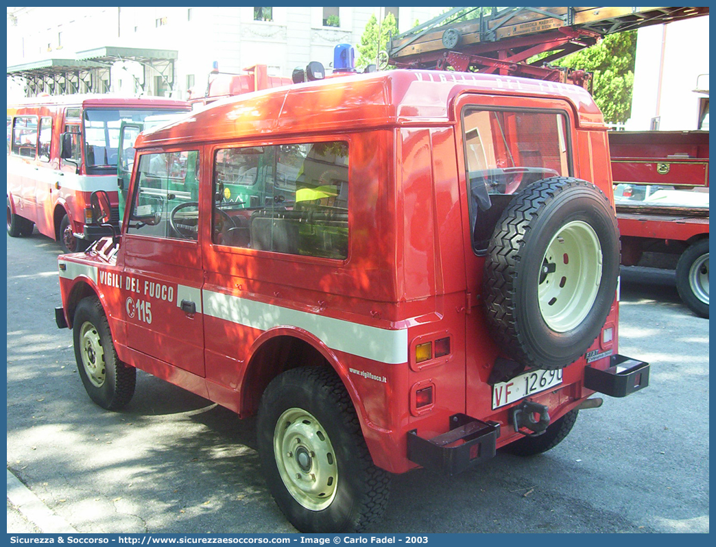 VF 12690
Corpo Nazionale Vigili del Fuoco
Fiat Nuova Campagnola HT
Parole chiave: VF;VVF;V.F.;V.V.F.;Corpo;Nazionale;Vigili del Fuoco;Vigili;Fuoco;Fiat;Campagnola;1107