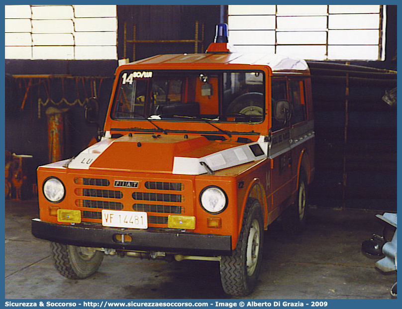 VF 14481
Corpo Nazionale Vigili del Fuoco
Fiat Nuova Campagnola HT
Parole chiave: VF;VVF;V.F.;V.V.F.;Corpo;Nazionale;Vigili del Fuoco;Vigili;Fuoco;Fiat;Campagnola;1107