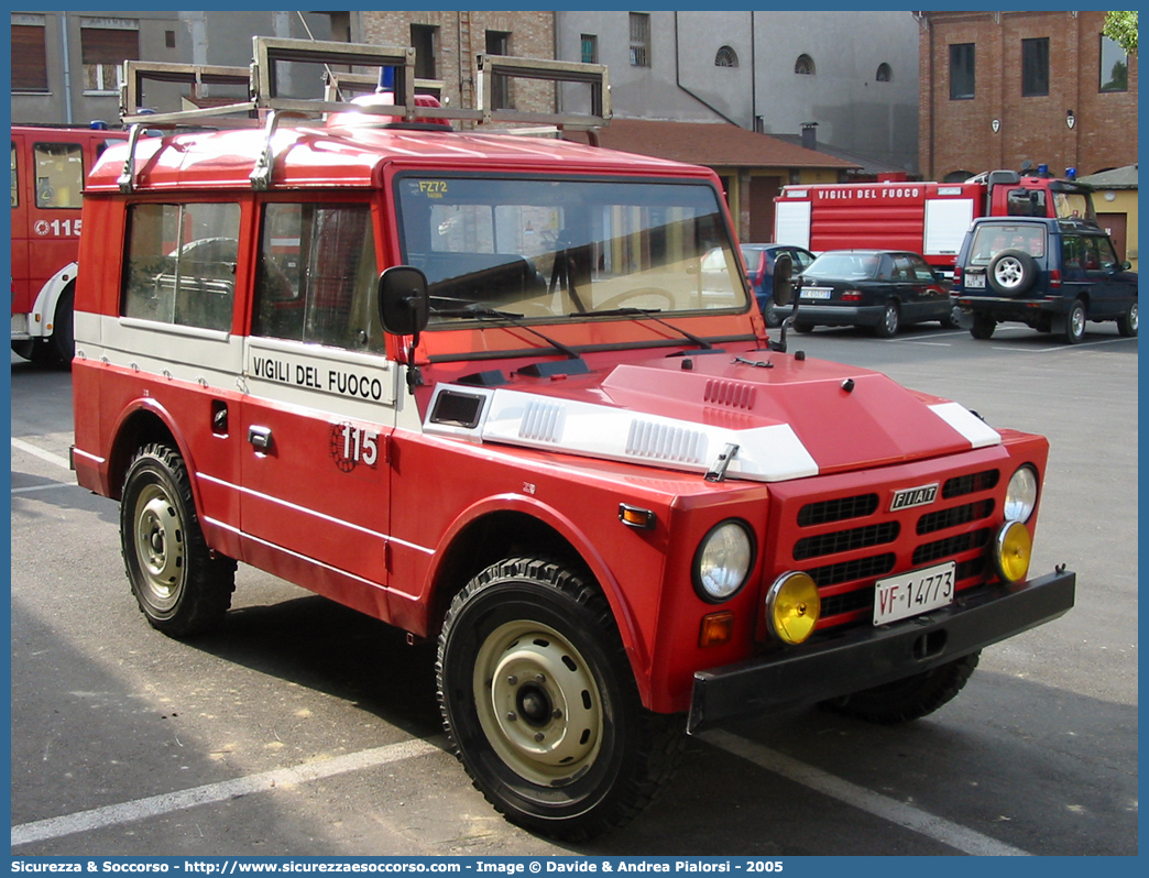 VF 14773
Corpo Nazionale Vigili del Fuoco
Fiat Nuova Campagnola HTL
Parole chiave: VF;VVF;V.F.;V.V.F.;Corpo;Nazionale;Vigili del Fuoco;Vigili;Fuoco;Fiat;Campagnola;1107