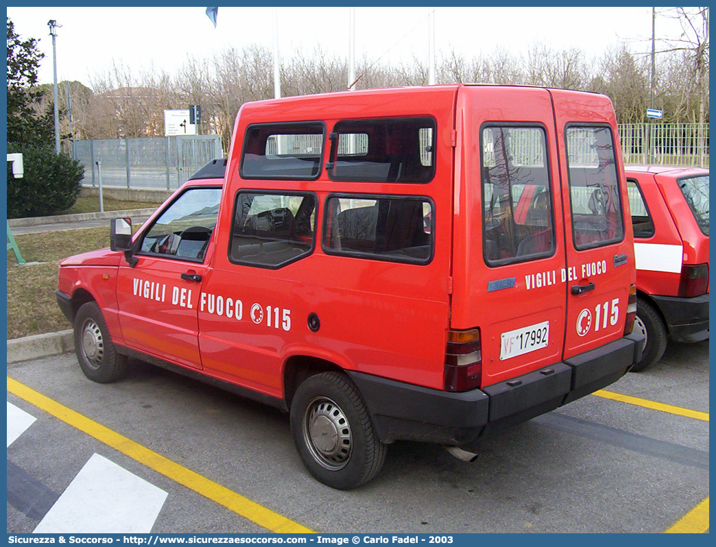 VF 17992
Corpo Nazionale Vigili del Fuoco
Fiat Fiorino II serie
Parole chiave: VVF;V.V.F.;Corpo;Nazionale;Vigili;del;Fuoco;Fiat;Fiorino