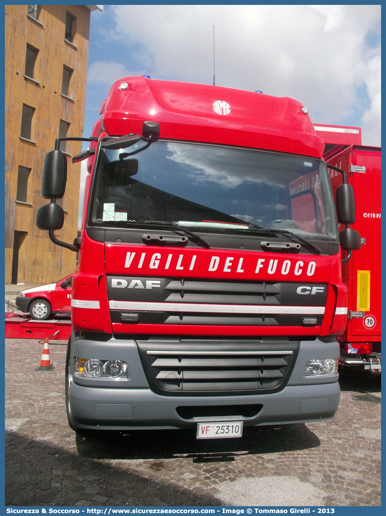 VF 25310
Corpo Nazionale Vigili del Fuoco
DAF CF85
Parole chiave: VF;VVF;V.V.F.;Corpo;Nazionale;Vigili del Fuoco;DAF;85;CF