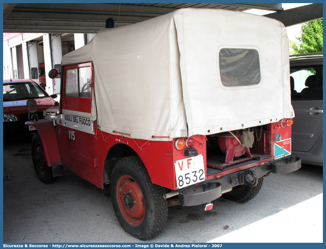 VF 8532
Corpo Nazionale Vigili del Fuoco
Fiat Campagnola
Parole chiave: VF;VVF;V.F.;V.V.F.;Corpo;Nazionale;Vigili del Fuoco;Vigili;Fuoco;Fiat;Campagnola;1101