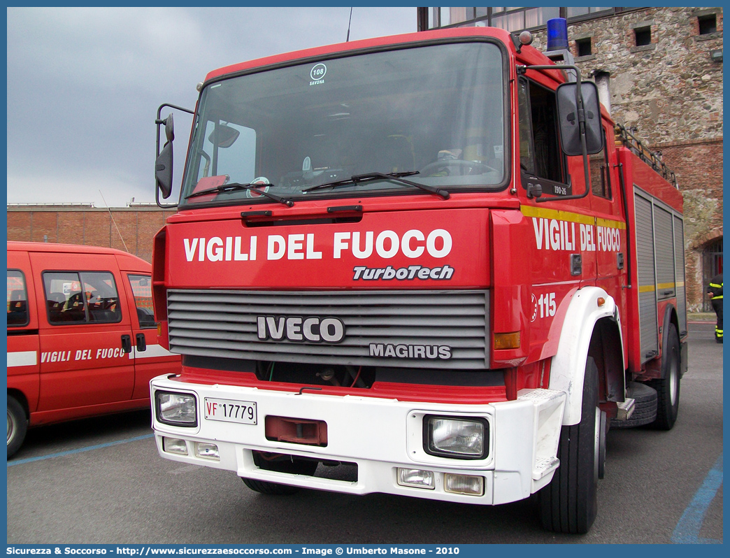 VF 17779
Corpo Nazionale Vigili del Fuoco
Iveco 190-26 TurboTech
Allestitore Iveco Magirus
Parole chiave: VVF;V.V.F.;Corpo;Nazionale;Vigili;del;Fuoco;AutoPompaSerbatoio;APS;AutoPompa;Iveco;190-26;TurboTech;VF;17786