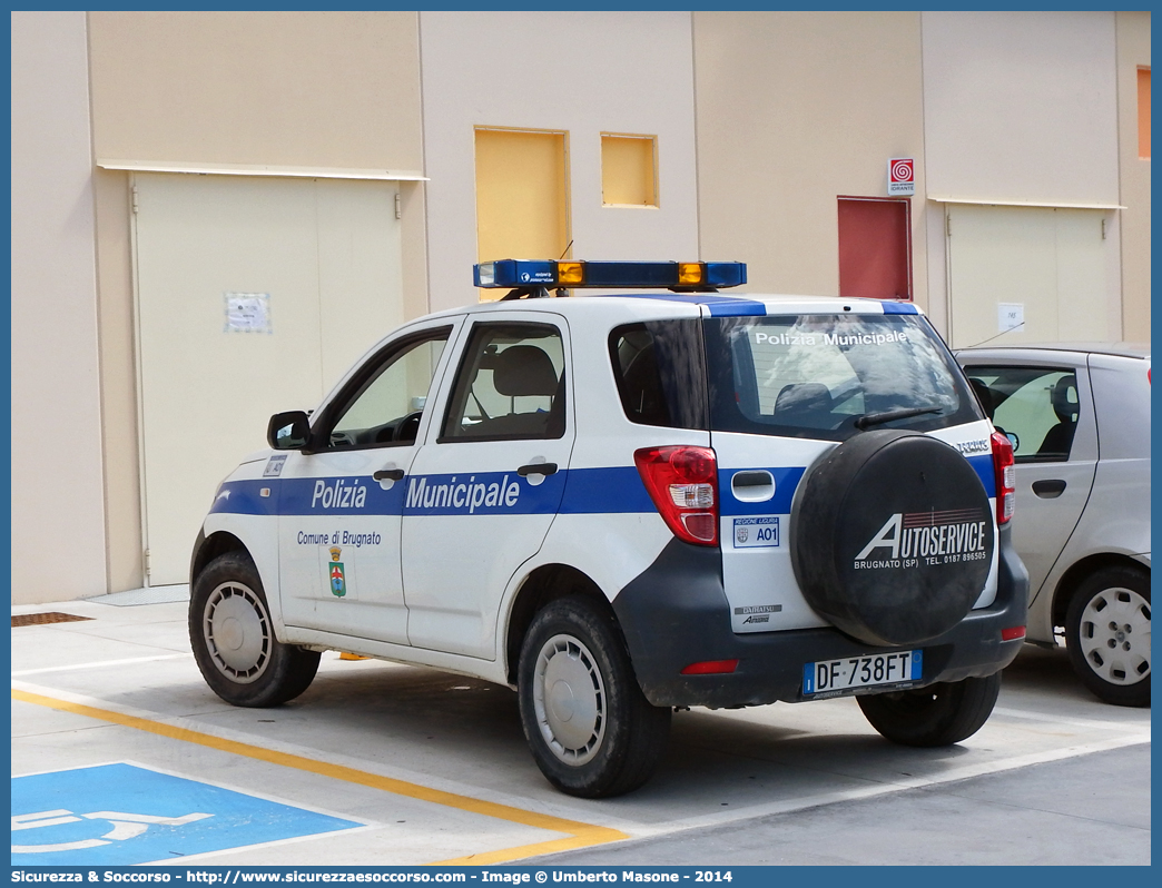 -
Polizia Municipale
Comune di Brugnato
Daihatsu Terios III serie
Parole chiave: Polizia;Locale;Municipale;Brugnato;Daihatsu;Terios