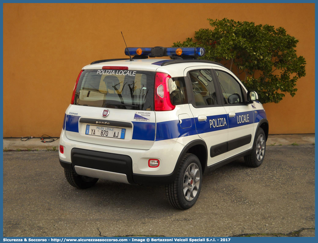 Polizia Locale YA870AJ
Polizia Locale
Comune di Sestri Levante
Fiat Nuova Panda 4x4 II serie
Allestitore Bertazzoni S.r.l.
Parole chiave: Polizia;Locale;Municipale;Sestri Levante;Fiat;Nuova Panda;4x4;4 x 4;Bertazzoni;YA870AJ;YA 870 AJ