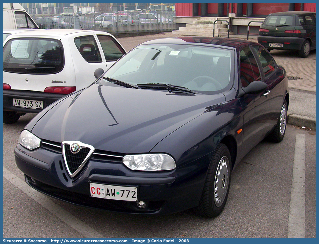 CC AW772
Arma dei Carabinieri
Alfa Romeo 156 I serie
Parole chiave: Arma dei Carabinieri;Carabinieri;Alfa Romeo;156