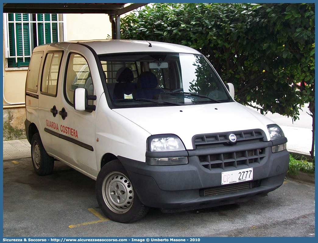 CP 2777
Corpo delle Capitanerie di Porto
Guardia Costiera 
Fiat Doblò I serie
Parole chiave: CP;C.P.;GC;G.C.;Guardia;Costiera;Capitaneria;Capitanerie;di;Porto;Fiat;Doblò;Doblo