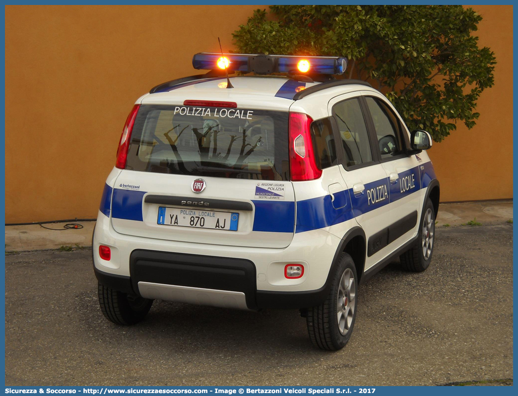 Polizia Locale YA870AJ
Polizia Locale
Comune di Sestri Levante
Fiat Nuova Panda 4x4 II serie
Allestitore Bertazzoni S.r.l.
Parole chiave: Polizia;Locale;Municipale;Sestri Levante;Fiat;Nuova Panda;4x4;4 x 4;Bertazzoni;YA870AJ;YA 870 AJ