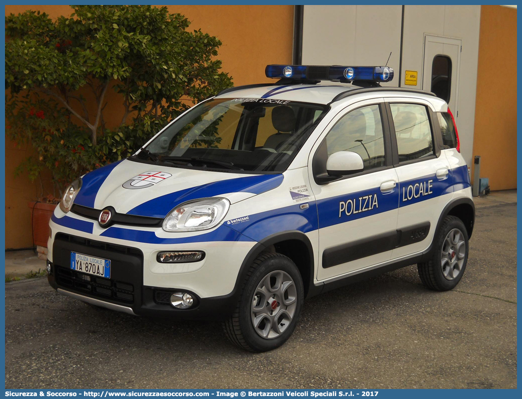 Polizia Locale YA870AJ
Polizia Locale
Comune di Sestri Levante
Fiat Nuova Panda 4x4 II serie
Allestitore Bertazzoni S.r.l.
Parole chiave: Polizia;Locale;Municipale;Sestri Levante;Fiat;Nuova Panda;4x4;4 x 4;Bertazzoni;YA870AJ;YA 870 AJ