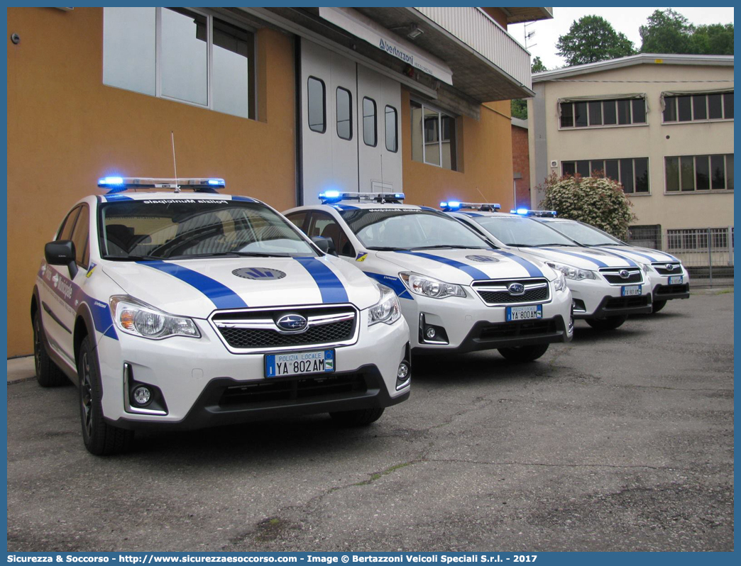 Polizia Locale YA802AM
Polizia Municipale
Comune di Parma
Subaru XV I serie restyling
Allestitore Bertazzoni S.r.l.
Parole chiave: Polizia;Locale;Municipale;Parma;Subaru;XV;Bertazzoni;YA802AM;YA 802 AM