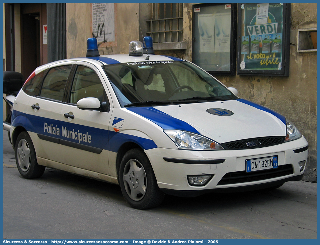 -
Polizia Municipale
Comune di Faenza
Ford Focus I serie
Parole chiave: Polizia;Municipale;Locale;Faenza;Ford;Focus