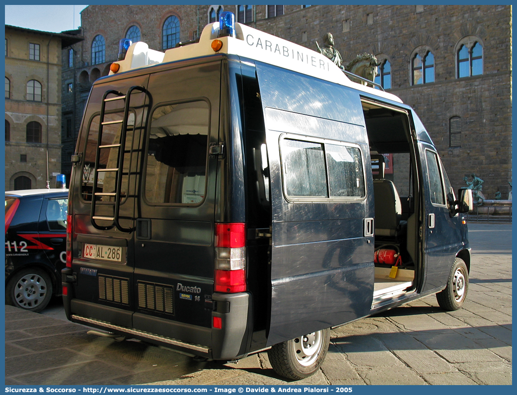 CC AL286
Arma dei Carabinieri
Fiat Ducato II serie
Stazione Mobile
Allestitore Elevox S.r.l.
Parole chiave: CC;C.C.;Arma;Carabinieri;Fiat;Ducato;Stazione;Mobile;Elevox