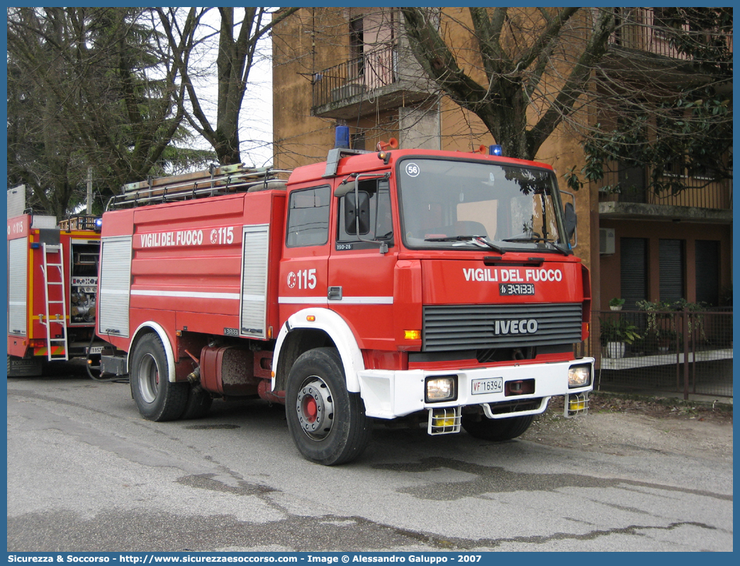 VF 16394
Corpo Nazionale Vigili del Fuoco
Iveco 190-26
Allestitore Baribbi S.p.A.
(variante)
Parole chiave: Corpo;Nazionale;Vigili del Fuoco;Vigili;Fuoco;ABP;A.B.P.;AutoBottePompa;AutoBotte;Fiat;Iveco;190-26;190 - 26;Baribbi