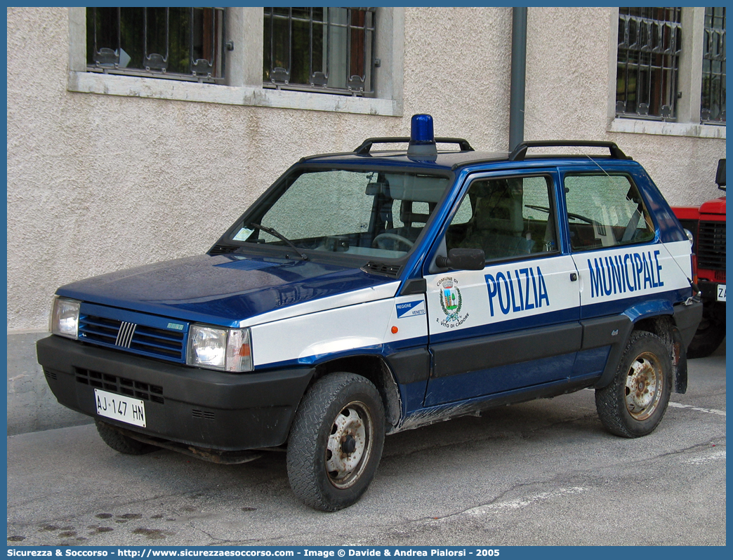 -
Polizia Municipale
Comune di San Vito di Cadore
Fiat Panda 4x4 II serie
Parole chiave: Polizia;Locale;Municipale;San Vito di Cadore;Fiat;Panda;4x4;4 x 4