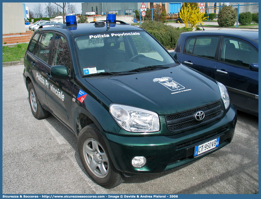 -
Polizia Provinciale
Provincia di Ravenna
Toyota Rav4 II serie
Parole chiave: Polizia;Locale;Provinciale;Ravenna;Toyota;Rav4;Rav 4