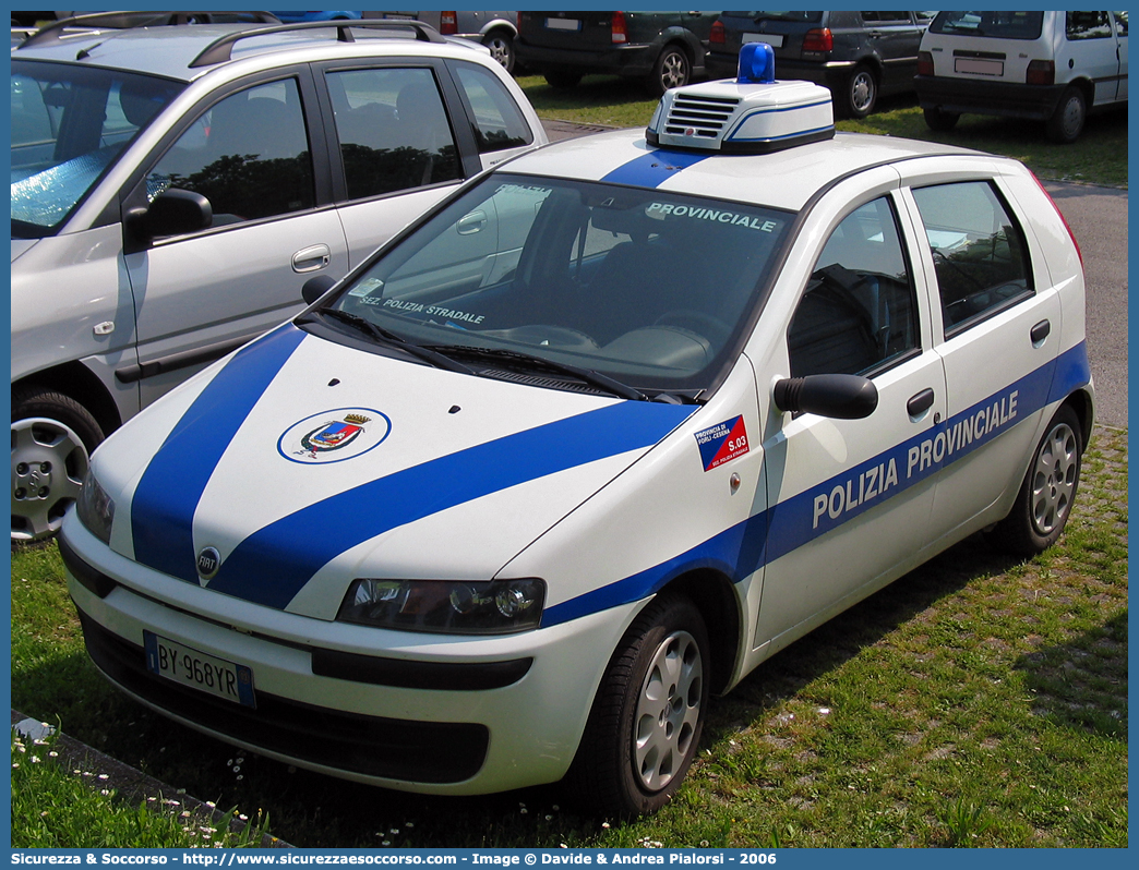 -
Polizia Provinciale
Provincia di Forlì - Cesena
Fiat Punto II serie
Parole chiave: Polizia;Locale;Provinciale;Forlì;Cesena;Fiat;Punto