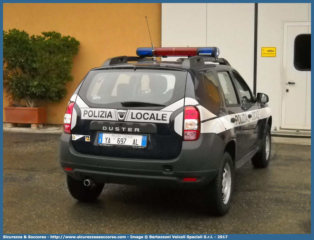 Polizia Locale YA697AL
Polizia Locale
Comune di Spinea
Dacia Duster I serie restyling
Allestitore Bertazzoni S.r.l.
Parole chiave: Polizia;Locale;Municipale;Spinea;Dacia;Duster;Bertazzoni;YA697AL;YA 697 AL