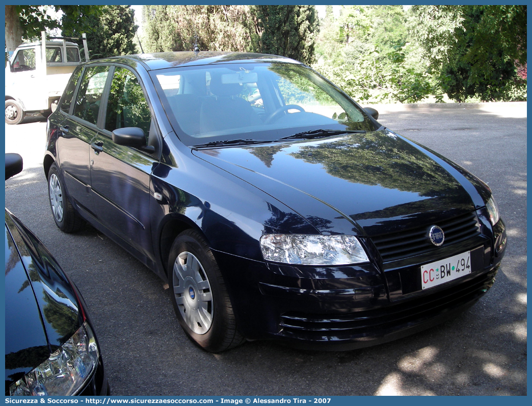 CC BW494
Arma dei Carabinieri
Fiat Stilo II serie
Parole chiave: CC;C.C.;Arma;dei;Carabinieri;Fiat;Stilo