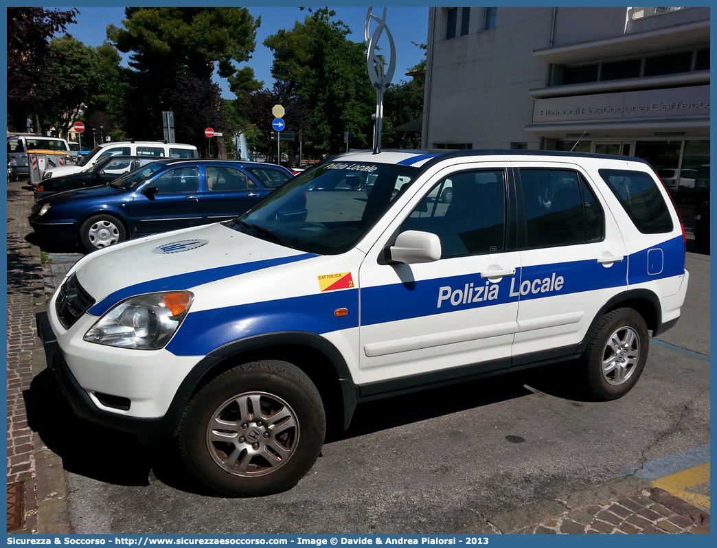 -
Polizia Locale
Comune di Cattolica
Honda CR-V II serie
Parole chiave: Polizia;Locale;Municipale;Cattolica;Honda;CRV;CR-V;C-RV