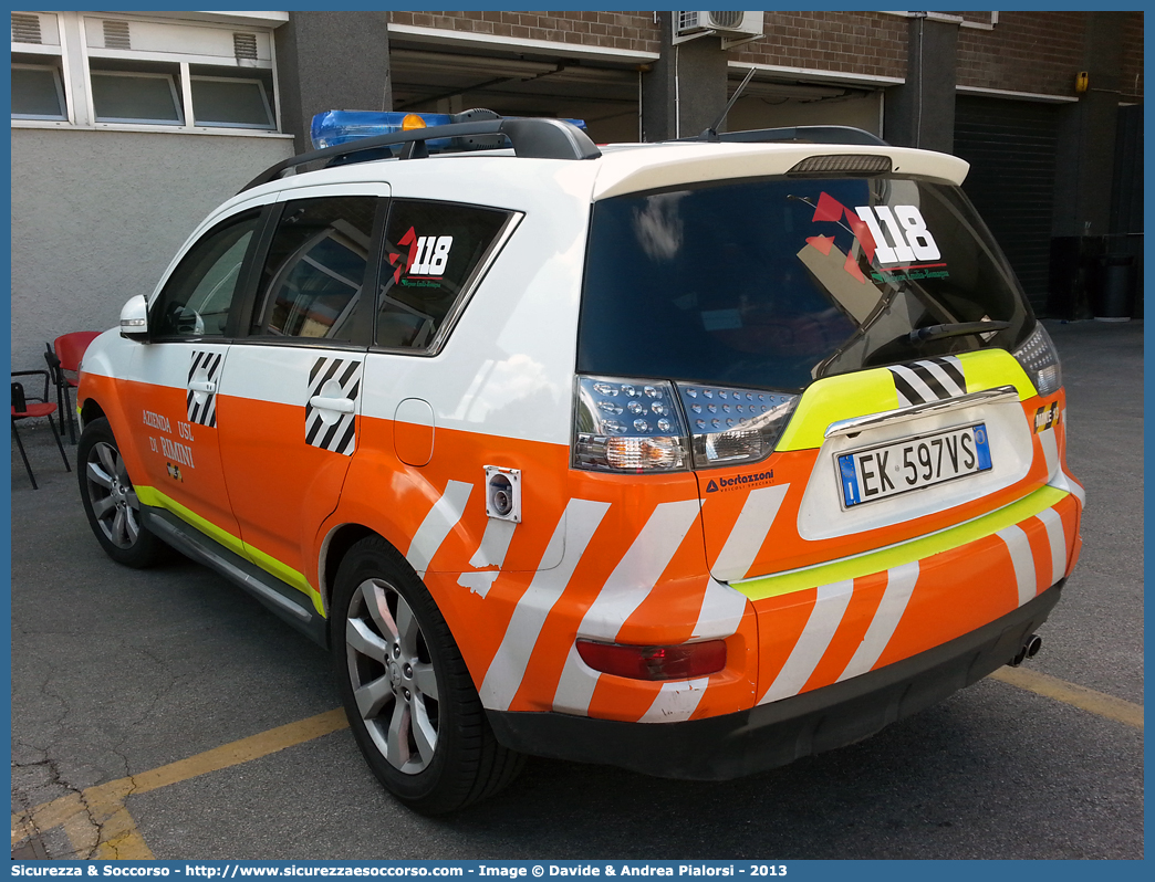 MIKE 13
118 Romagna Soccorso
Ambito Territoriale di Rimini
Mitsubishi Outlander
II serie restyling
Allestitore Bertazzoni S.r.l.
Parole chiave: 118;Romagna;Soccorso;Rimini;Automedica;Automedicalizzata;Auto Medica;Auto Medicalizzata;Mitsubishi;Outlander;Bertazzoni