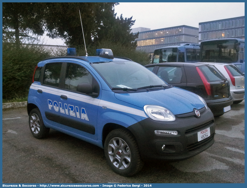 Polizia H8264
Polizia di Stato
Fiat Nuova Panda 4x4 II serie
Allestitore Nuova Carrozzeria Torinese S.r.l.
Parole chiave: Polizia di Stato;Polizia;PS;Fiat;Nuova Panda;4x4;4 x 4;NCT;N.C.T.;Nuova Carrozzeria Torinese