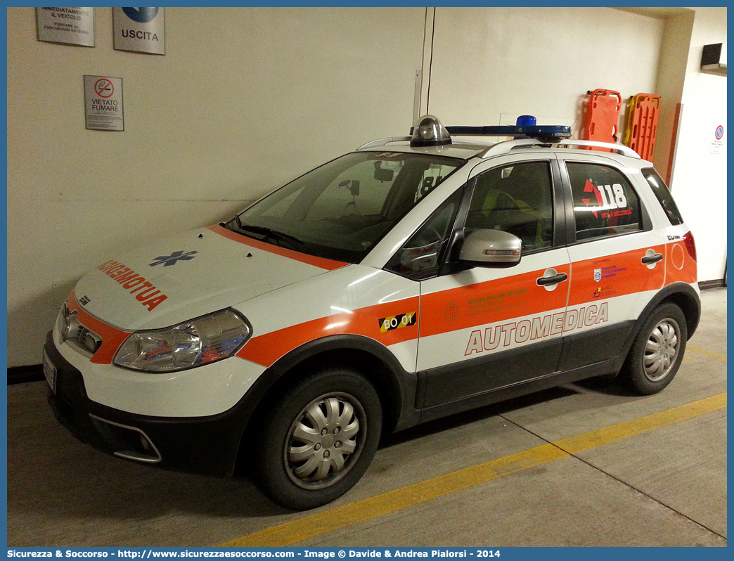 BO 2301
118 Imola Soccorso
Fiat Sedici II serie
Allestitore EDM S.r.l.
Parole chiave: 118;Imola;Soccorso;Automedica;Auto Medica;Automedicalizzata;Auto Medicalizzata;Fiat;Sedici;EDM;E.D.M.