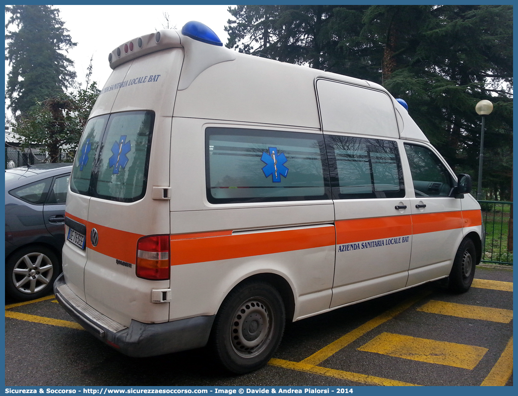 -
Azienda Sanitaria Locale
Barletta Andria Trani
Volkswagen Transporter T5
Allestitore Bollanti S.r.l.
Parole chiave: Azienda;Sanitaria;Locale;ASL;A.S.L.;BAT;B.A.T.;Barletta;Andria;Trani;Ambulanza;Autoambulanza;Volkswagen;Transporter;T5;T 5;Bollanti