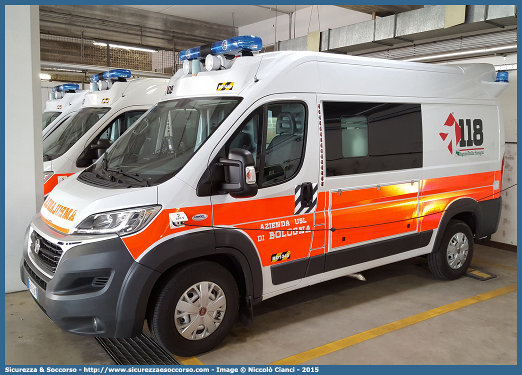 BO 1045
118 Bologna Soccorso
Fiat Ducato III serie restyling
Allestitore Vision S.r.l.
Parole chiave: 118;Bologna;Soccorso;Ambulanza;Autoambulanza;Fiat;Ducato;X290;X 290;Vision