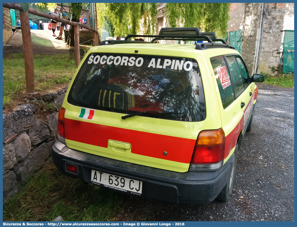 -
Corpo Nazionale
Soccorso Alpino e Speleologico
Delegazione Alpina
XXIII Liguria di Ponente
Stazione di Ventimiglia
Subaru Forester I serie
Parole chiave: CNSAS;C.N.S.A.S.;Corpo;Nazionale;Soccorso;Alpino;Speleologico;Liguria;SASL;S.A.S.L.;Ventimiglia;Subaru;Forester