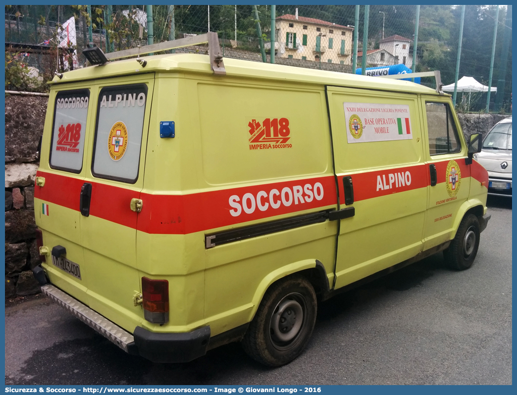 -
Corpo Nazionale
Soccorso Alpino e Speleologico
Delegazione Alpina
XXIII Liguria di Ponente
Stazione di Ventimiglia
Fiat Ducato I serie
Parole chiave: CNSAS;C.N.S.A.S.;Corpo;Nazionale;Soccorso;Alpino;Speleologico;Liguria;SASL;S.A.S.L.;Ventimiglia;Fiat;Ducato