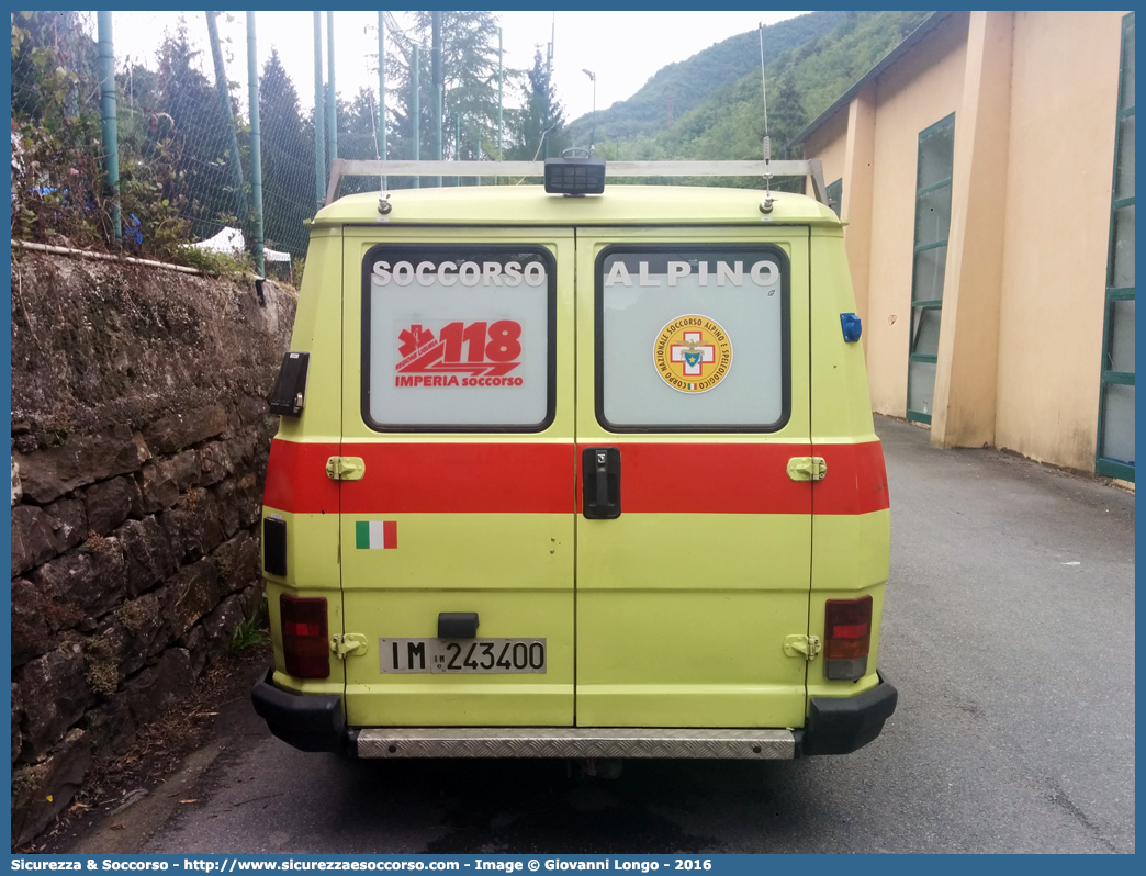 -
Corpo Nazionale
Soccorso Alpino e Speleologico
Delegazione Alpina
XXIII Liguria di Ponente
Stazione di Ventimiglia
Fiat Ducato I serie
Parole chiave: CNSAS;C.N.S.A.S.;Corpo;Nazionale;Soccorso;Alpino;Speleologico;Liguria;SASL;S.A.S.L.;Ventimiglia;Fiat;Ducato