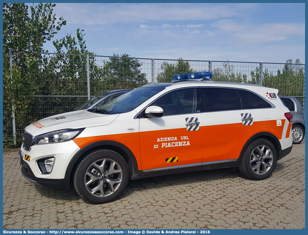 -
118 Piacenza Soccorso
Kia Sorento III serie
Allestitore Vision S.r.l.
Parole chiave: 118;Piacenza;Soccorso;Automedica;Automedicalizzata;Auto Medica;Auto Medicalizzata;Kia;Sorento;Vision