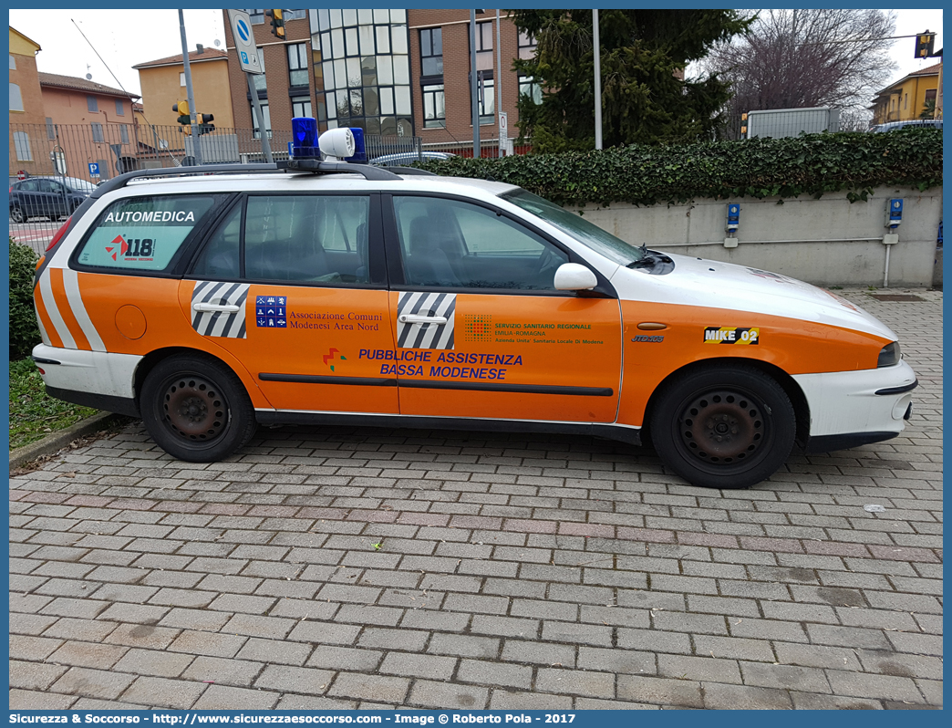 MO 1560
118 Modena Soccorso
Fiat Marea Weekend
Allestitore Aricar S.p.A.
(variante)
Parole chiave: 118;Modena;Soccorso;Automedica;Automedicalizzata;Auto Medica;Auto Medicalizzata;Fiat;Marea;Weekend;Aricar