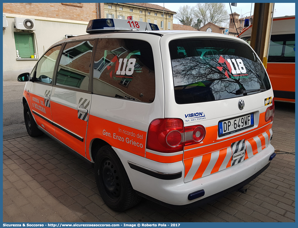 BO 0751
118 Bologna Soccorso
Volkswagen Sharan III serie
Allestitore Vision S.r.l.
Parole chiave: 118;Bologna;Soccorso;Automedica;Auto Medica;Automedicalizzata;Auto Medicalizzata;Volkswagen;Sharan;Vision