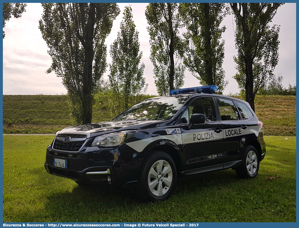 Polizia Locale YA764AL
Polizia Locale
Comune di Vicenza
Subaru Forester VI serie restyling
Allestitore Futura Veicoli Speciali
Parole chiave: Polizia;Locale;Municipale;Vicenza;Subaru;Forester;Futura;YA764AL;YA 764 AL