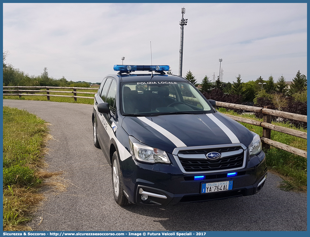 Polizia Locale YA764AL
Polizia Locale
Comune di Vicenza
Subaru Forester VI serie restyling
Allestitore Futura Veicoli Speciali
Parole chiave: Polizia;Locale;Municipale;Vicenza;Subaru;Forester;Futura;YA764AL;YA 764 AL