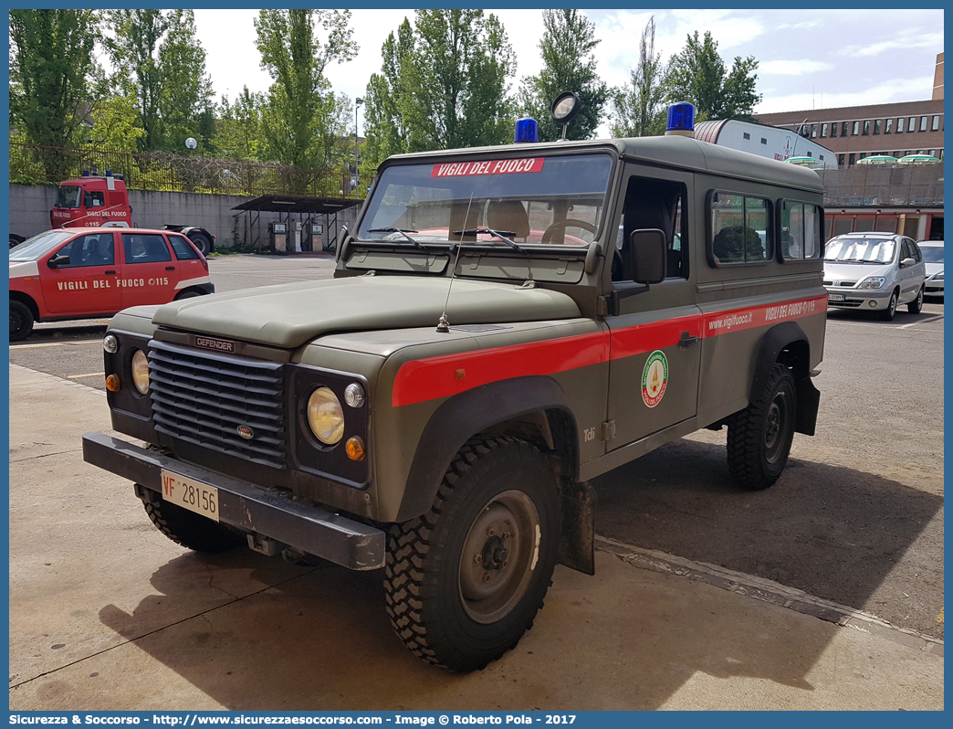 VF 28156
Corpo Nazionale Vigili del Fuoco
Servizio Antincendio Boschivo
Land Rover Defender 110
Parole chiave: Corpo;Nazionale;Vigili del Fuoco;Vigili;Fuoco;AIB;A.I.B.;Servizio;Antincendio;Boschivo;Land Rover;Defender;110