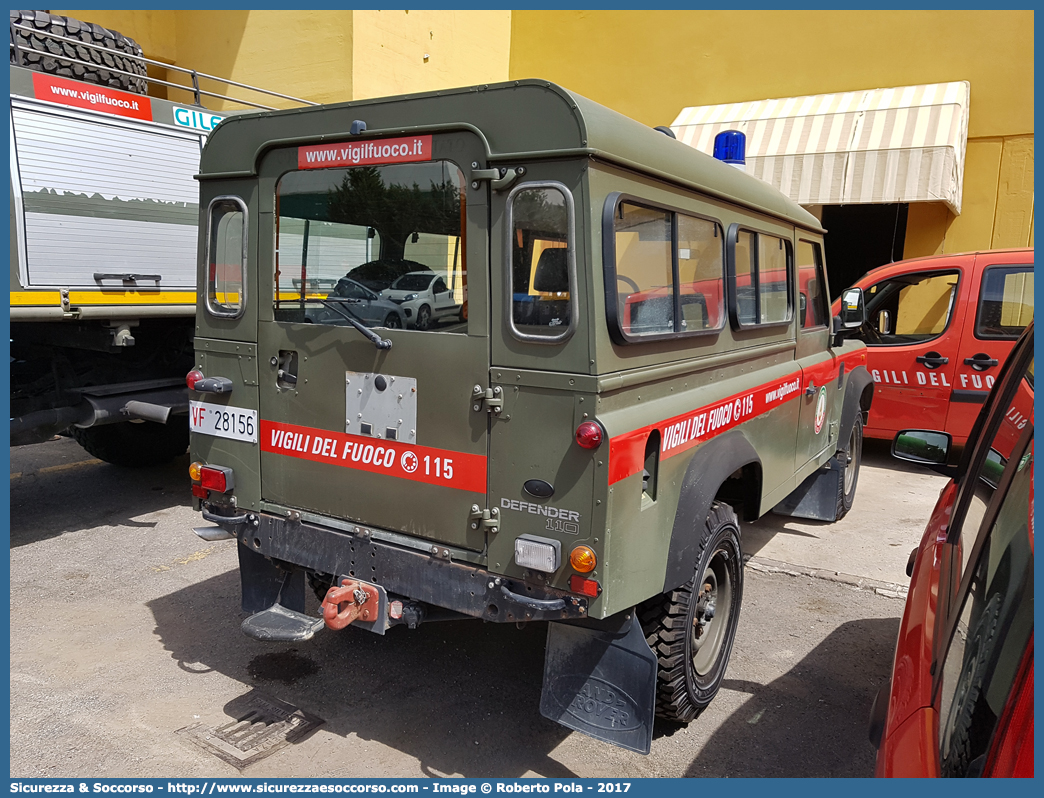 VF 28156
Corpo Nazionale Vigili del Fuoco
Servizio Antincendio Boschivo
Land Rover Defender 110
Parole chiave: Corpo;Nazionale;Vigili del Fuoco;Vigili;Fuoco;AIB;A.I.B.;Servizio;Antincendio;Boschivo;Land Rover;Defender;110