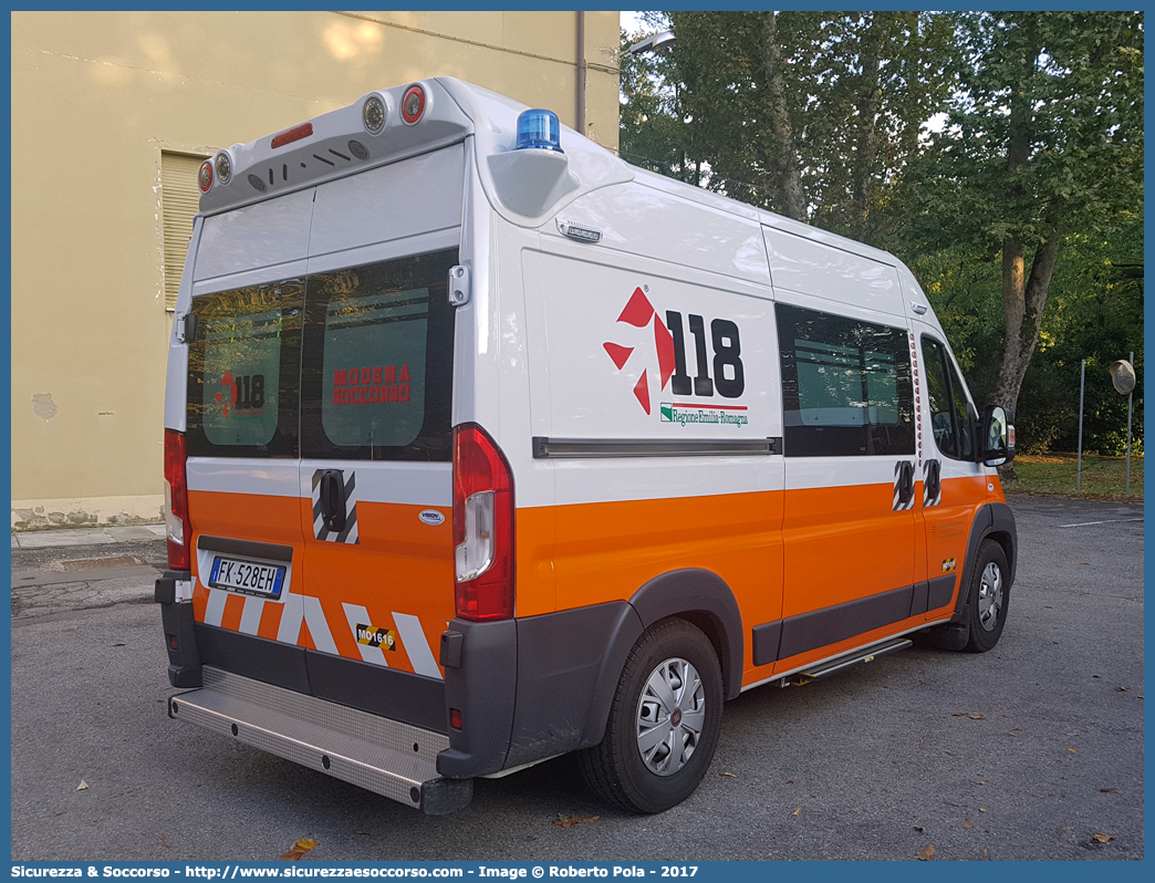 MO 1616
118 Modena Soccorso
Fiat Ducato III serie restyling
Allestitore Vision S.r.l.
Parole chiave: 118;Modena;Soccorso;Ambulanza;Autoambulanza;Fiat;Ducato;X290;X 290;Vision