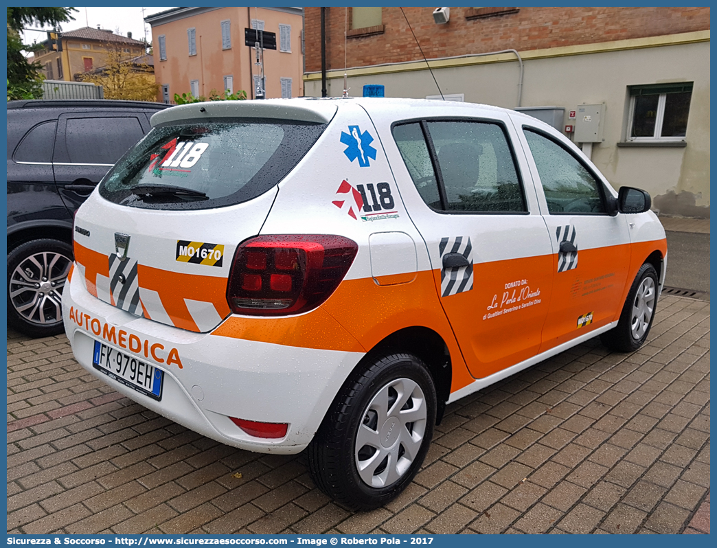 MO 1670
118 Modena Soccorso
Dacia Sandero II serie
Allestitore Vision S.r.l.
Parole chiave: 118;Modena;Soccorso;Automedica;Automedicalizzata;Auto Medica;Auto Medicalizzata;Dacia;Sandero;Vision