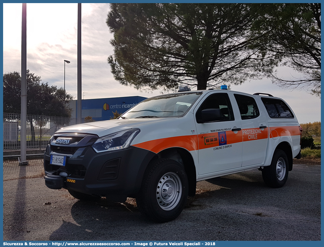 -
Regione Friuli Venezia Giulia
Protezione Civile
Comune di Barcis
Isuzu D-Max II serie restyling
Allestitore Futura Veicoli Speciali
Parole chiave: PC;P.C.;Protezione;Civile;Friuli;Venezia Giulia;Barcis;Isuzu;D-Max;D - Max;Futura