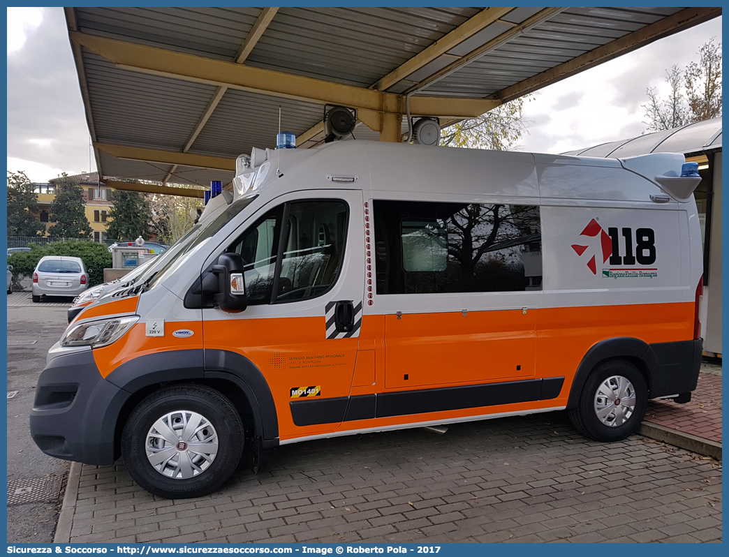 MO 1401
118 Modena Soccorso
Fiat Ducato III serie restyling
Allestitore Vision S.r.l.
Parole chiave: 118;Modena;Soccorso;Ambulanza;Autoambulanza;Fiat;Ducato;X290;X 290;Vision