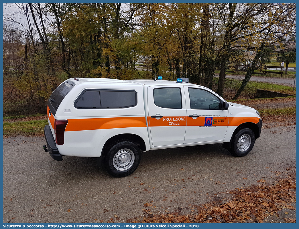 -
Regione Friuli Venezia Giulia
Protezione Civile
Comune di Cassacco
Isuzu D-Max II serie restyling
Allestitore Futura Veicoli Speciali
Parole chiave: PC;P.C.;Protezione;Civile;Friuli;Venezia Giulia;Cassacco;Isuzu;D-Max;D - Max;Futura