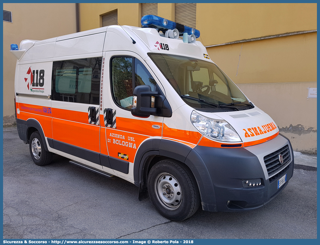 BO 0905
118 Bologna Soccorso
Fiat Ducato III serie
Allestitore Vision S.r.l.
Parole chiave: 118;Bologna;Soccorso;Ambulanza;Autoambulanza;Fiat;Ducato;X250;X 250;Vision