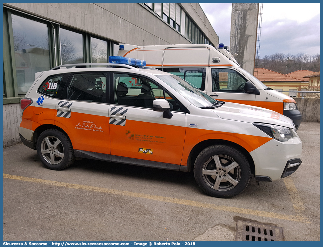 MO 1630
118 Modena Soccorso
Subaru Forester VI serie restyling
Allestitore Vision S.r.l.
Parole chiave: 118;Modena;Soccorso;Automedica;Automedicalizzata;Auto Medica;Auto Medicalizzata;Subaru;Forester;Vision