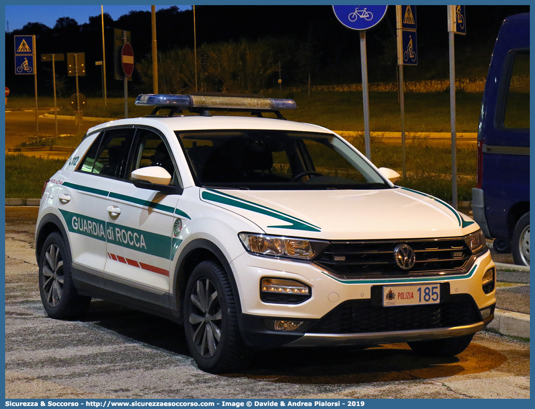 Polizia 185
Repubblica di San Marino
Guardia di Rocca
Volkswagen T-Roc
Parole chiave: Repubblica;San Marino;RSM;R.S.M.;Guardia di Rocca;Guardia;Rocca;Volkswagen;T-Roc;T - Roc