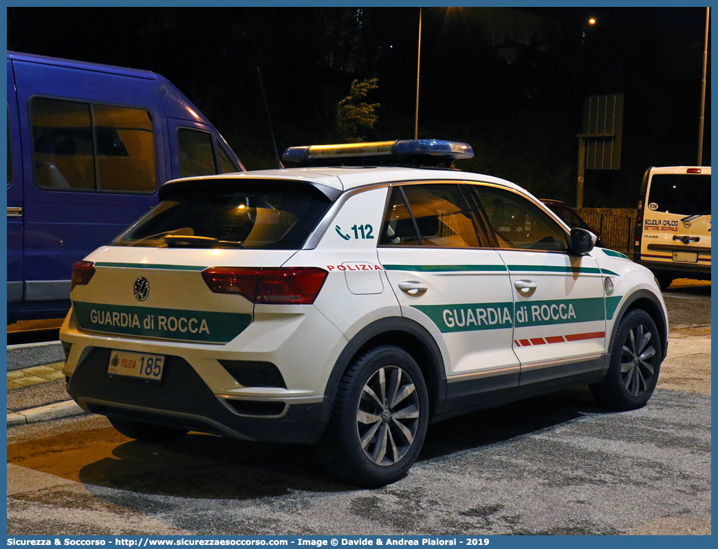 Polizia 185
Repubblica di San Marino
Guardia di Rocca
Volkswagen T-Roc
Parole chiave: Repubblica;San Marino;RSM;R.S.M.;Guardia di Rocca;Guardia;Rocca;Volkswagen;T-Roc;T - Roc