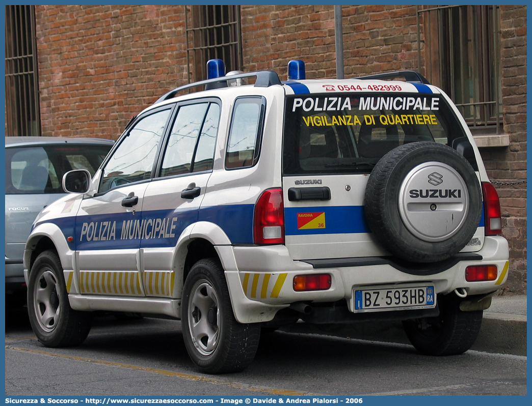 -
Polizia Municipale
Comune di Ravenna
Suzuki Grand Vitara II serie
Parole chiave: Polizia;Locale;Municipale;Ravenna;Suzuki;Grand Vitara